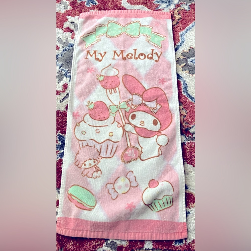 Sanrio My melody face towel